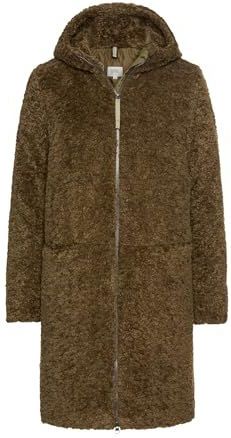 camel active - Teddyjas - Donker kaki - Met Capuchon