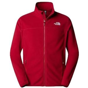 The North Face - 100 Glacier - Fleecejack - Garnet Red - Hoogwaardige Kwaliteit