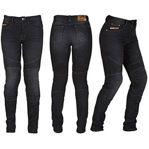 Furygan Dames 6325-1 Jean Lady Purdey Zwart 42 Broek, Zwart, 68