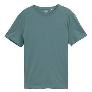TOM TAILOR T-shirt voor heren, 30105 - Deep Bluish Green, M
