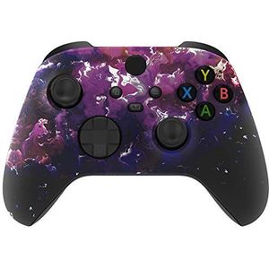 eXtremeRate Cover Faceplate voor Xbox Series X S Controller,Vervanging Case Shell voor Xbox Series X S Controller Model 1914(Zonder Controller)-Surrealistische Lava