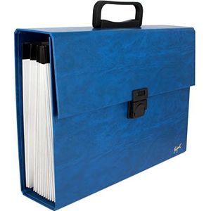 Grafoplás 2980030 ordner vouwbalg accordeon, blauw, folio
