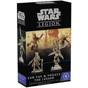 Star Wars: Legion Sun Fac & Poogle The Lesser Operative & Commander - tafelstrategiespel voor kinderen en volwassenen, vanaf 14 jaar, 2 spelers, 3 uur speeltijd, gemaakt door Atomic Mass Games
