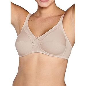 Naturana Vrouwen Soft Cup 100% Katoen Everyday Bra 86545 Zwart, Wit of Huid, lichtbeige, 80F