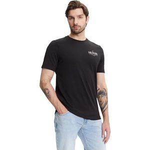Tommy Hilfiger - Hilfiger Stack Tee Mw0mw39355 - T-shirt - Zwart