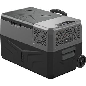 Yolco BX30 Carbon elektrische compressor-koelbox, bediening via bluetooth, 12/24 V en 230 V, voor auto, vrachtwagen, boot, camping koelkast