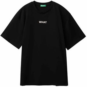 United Colors of Benetton T-shirt voor heren, Zwart, L