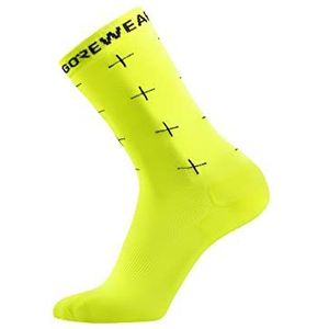 GOREWEAR Essential Daily Socks, uniseks-volwassene, Geel (Neon Yellow), 35-37