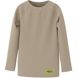 NAME IT Jongens Nmmlivanno Ls Top Pb shirt met lange mouwen, Irish Cream, 92