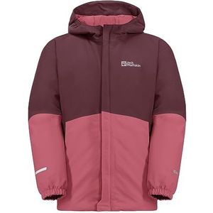 Jack Wolfskin Blocky K Kinderjas voor kinderen, uniseks, Zacht roze., 176