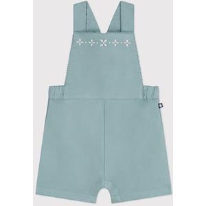Petit Bateau Korte tuinbroek voor babymeisjes, Groen, 18 Maanden