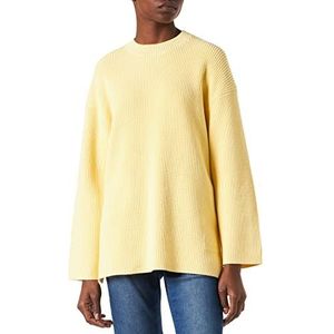 HUGO Dames Sinty Pullover, Light/Pastel Yellow744, XXL