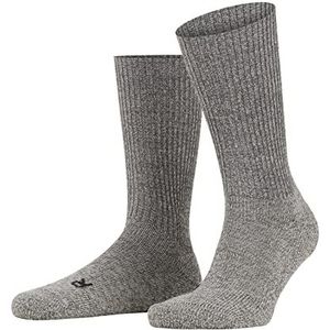 FALKE uniseks-volwassene Walkie Ergo U So wol functioneel materiaal eenkleurig Sokken, Grijs Graphite Melange 3060, 37-38