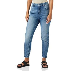 MUSTANG Dames Moms Jeans, Medium Blauw 500, 25W / 34L