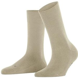 FALKE Dames Sokken Sensitive New York W SO Lyocell Met comfort tailleband 1 Paar, Beige (Cream 4011) nieuw - milieuvriendelijk, 35-38