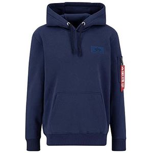 Alpha Industries Hoody met rugprint voor heren Ultra Navy