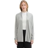 TOM TAILOR Cardigan voor dames, 21373 - Medium Silver Grey Melange, S