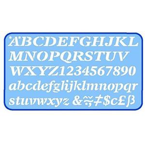 Helix Professionele gradenboog 2mm Italiaanse letters Stencil