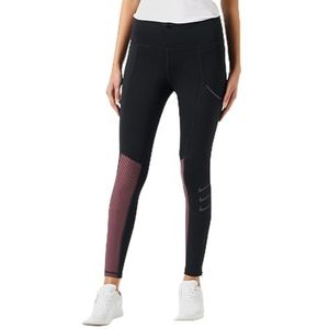 Nike Dri-Fit Run Division Epic Luxe leggings, zwart/donker wijn/zwart, L dames, zwart/donkere wijn/zwart, L