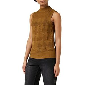 G-STAR RAW Dames Pointelle Mock Knit Sweater, Brown (Oxide ocre B754-1329), XS