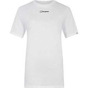 Berghaus Dames Boyfriend Buttermere T-shirt met korte mouwen, puur wit, 8