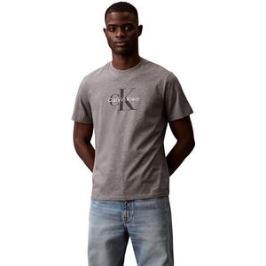 Calvin Klein - Hero - T-shirt - Grijs Gemêleerd/Zwart/Wit