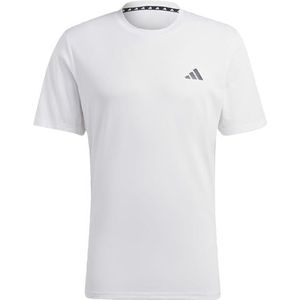 adidas Heren Train Essentials Comfort Training T-shirt met korte mouwen, 4XL Wit/Zwart
