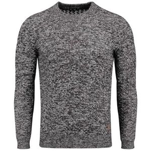 KEYLARGO Heren Como Round Pullover, Navy-Grey (2205), 3XL