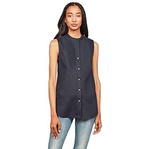 G-STAR RAW Dames Geplooid Bib Shirt