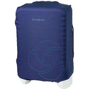 Samsonite Global Travel Accessories Opvouwbare kofferhoes, blauw (Midnight Blue), L/M, regenhoes