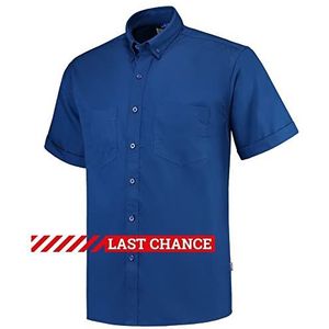 Tricorp 701001 Casual werkhemd met korte mouwen, 60% katoen/40% polyester, 150 g/m², fluor koningsblauw, maat 3XL