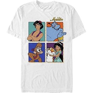 Disney Aladdin - Aladdin Four Unisex Crew neck T-Shirt White S