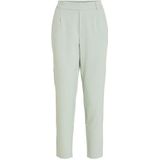 Vila - Vivarone Hw Slim Pant - Dames - Silt Green - Katoen