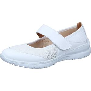 Comfortabel Dames 940443-03 slipper, 36 EU breed, wit, 36 EU Breed