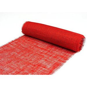 Packfix tafelloper, jute, rood, 5 m x 30 cm