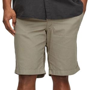 Korte Broeken - Groen/Grijs - Katoen/Linnen - Relaxed Fit