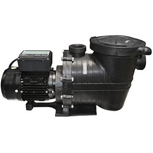 Productos QP, Liberty filterpomp voor zwembaden, ideaal voor zwembaden, centrifugaalpomp, automatische zuigkracht, filter 750 mm, pomp 1 HP, zwart