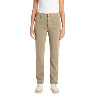 Replay Maijke Straight Fit Jeans met hoge taille voor dames, 875 Military Khaki, 27W x 32L