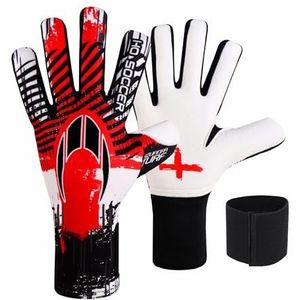 HO Soccer Squadra Turf Negative Engeland Keepershandschoenen, uniseks, kinderen, rood/wit