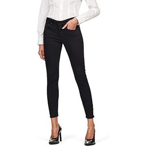 G-STAR RAW Dames Arc 3d Mid Waist Skinny Jeans, zwart (Pitch Black B964-A810), 30W x 32L