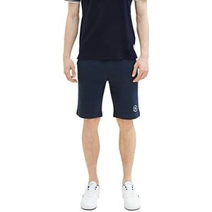 TOM TAILOR Heren 1036329 Bermuda joggingbroek Shorts, 10668-Sky Captain Blue, XXL, 10668 - Sky Captain Blue, XXL