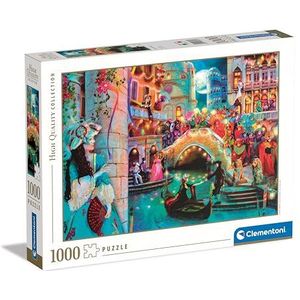Clementoni Collection-Carnival Moon-1000 stukjes puzzel, horizontaal, plezier voor volwassenen, Made in Italy, meerkleurig, 39827