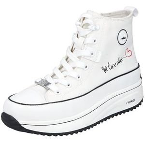 Rieker Dames 90012 enkellaarzen, wit, 41 EU, wit, 41 EU