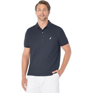 Nautica Effen Ankerdek voor heren Classic Fit Polo