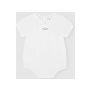 Gocco Body Unisex Baby Shirt, Optisch wit, 3 Maanden