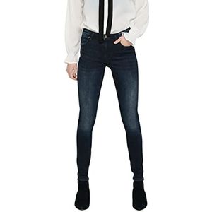 ONLY OnLKendell Life Reg Skinny Fit Jeans voor dames, donkerblauw (dark blue denim), 32