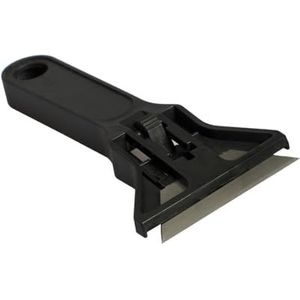 Schraper met handgreep, ergonomisch design, ideaal voor het reinigen van ramen en het verwijderen van vuil op glazen oppervlakken.