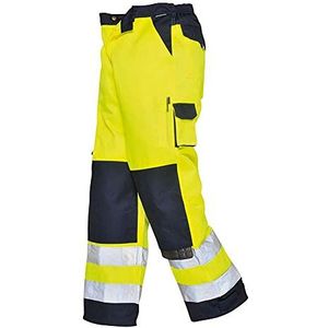 Portwest Lyon Hi-Vis Broek Size: M, Colour: Geel/marine, TX51YNRM