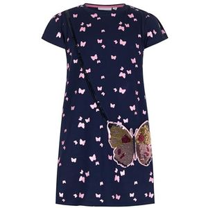 SALT AND PEPPER BY KIDS PARK Jersey jurk voor meisjes, True Navy, 140