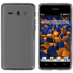 mumbi Hoes compatibel met Huawei Ascend Y530 mobiele telefoon case telefoonhoes, transparant zwart